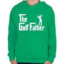 PRINTFASHION The golf fater - Gyerek kapucnis pulóver - Zöld gyerek pulóver, kardigán