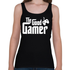 PRINTFASHION The Good Gamer - Női atléta - Fekete női trikó