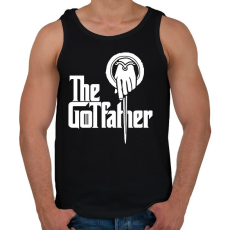 PRINTFASHION The GOTfather - Férfi atléta - Fekete