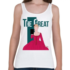 PRINTFASHION The Great - Nagy Katalin - Női atléta - Fehér