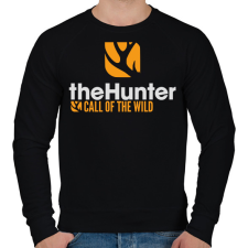 PRINTFASHION the Hunter - Call of the wild - Férfi pulóver - Fekete férfi pulóver, kardigán