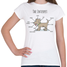PRINTFASHION The Interpet - Női póló - Fehér női póló