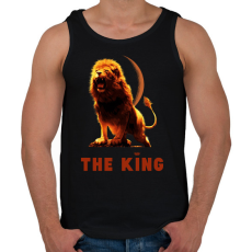PRINTFASHION THE KING - Férfi atléta - Fekete