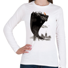 PRINTFASHION The last of us - Női hosszú ujjú póló - Fehér női póló