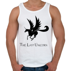 PRINTFASHION the last unicorn - Férfi atléta - Fehér