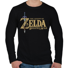 PRINTFASHION The legend of Zelda - Férfi hosszú ujjú póló - Fekete férfi póló