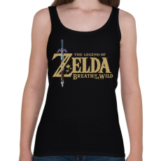 PRINTFASHION The legend of Zelda - Női atléta - Fekete