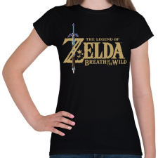 PRINTFASHION The legend of Zelda - Női póló - Fekete női póló