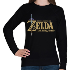 PRINTFASHION The legend of Zelda - Női pulóver - Fekete női pulóver, kardigán