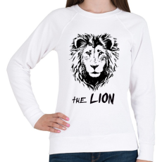 PRINTFASHION the lion - Női pulóver - Fehér