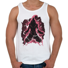 PRINTFASHION The Majin - Férfi atléta - Fehér atléta, trikó
