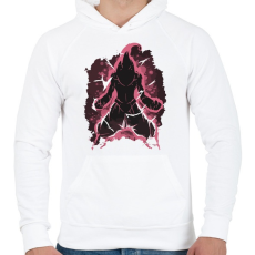 PRINTFASHION The Majin - Férfi kapucnis pulóver - Fehér