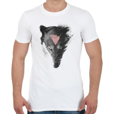 PRINTFASHION The missing part - Férfi póló - Fehér