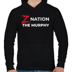 PRINTFASHION THE MURPHY - Férfi kapucnis pulóver - Fekete