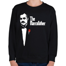 PRINTFASHION The narcofather - Gyerek pulóver - Fekete gyerek pulóver, kardigán