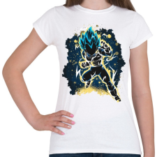 PRINTFASHION The Prince Saiyan - Női póló - Fehér női póló