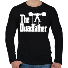 PRINTFASHION The quadfather - Férfi hosszú ujjú póló - Fekete férfi póló