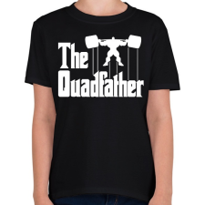 PRINTFASHION The quadfather - Gyerek póló - Fekete gyerek póló