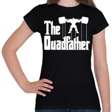 PRINTFASHION The quadfather - Női póló - Fekete női póló
