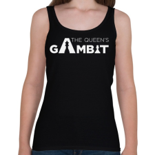 PRINTFASHION The Queen's Gambit logo - Női atléta - Fekete női trikó