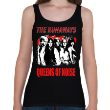 PRINTFASHION THE RUNAWAYS STENCIL - Női atléta - Fekete női trikó