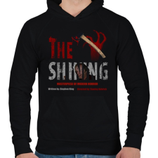PRINTFASHION the shining poster style - Férfi kapucnis pulóver - Fekete férfi pulóver, kardigán