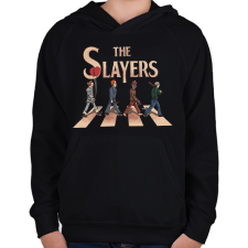 PRINTFASHION The Slayers - Gyerek kapucnis pulóver - Fekete gyerek pulóver, kardigán