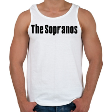 PRINTFASHION The Sopranos - Férfi atléta - Fehér