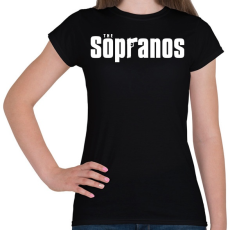 PRINTFASHION The Sopranos - Női póló - Fekete