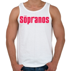 PRINTFASHION The Sopranos Original - Férfi atléta - Fehér