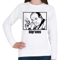PRINTFASHION The Sopranos Tony - Női pulóver - Fehér