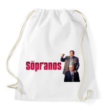 PRINTFASHION The sopranos - Tony - Sportzsák, Tornazsák - Fehér tornazsák