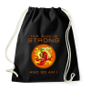 PRINTFASHION THE SUN STRONG - Sportzsák, Tornazsák - Fekete
