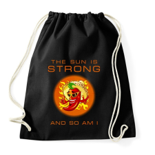 PRINTFASHION THE SUN STRONG - Sportzsák, Tornazsák - Fekete tornazsák