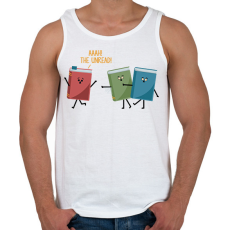 PRINTFASHION The unread! - Férfi atléta - Fehér