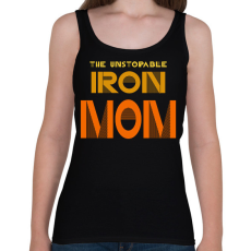 PRINTFASHION THE UNSTOPABLE IRON MOM - Női atléta - Fekete