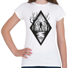 PRINTFASHION The Upside Down - Női póló - Fehér női póló