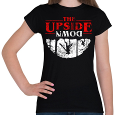 PRINTFASHION the upside down - Női póló - Fekete
