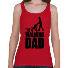 PRINTFASHION The Walking Dad - Női atléta - Cseresznyepiros