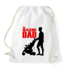 PRINTFASHION The walking dad - Sportzsák, Tornazsák - Fehér