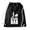 PRINTFASHION The walking dad - Sportzsák, Tornazsák - Fekete