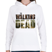 PRINTFASHION The Walking Dead - Női kapucnis pulóver - Fehér női pulóver, kardigán
