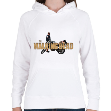 PRINTFASHION The Walking Dead - Női kapucnis pulóver - Fehér női pulóver, kardigán