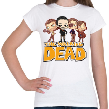 PRINTFASHION The Walking Dead - Női póló - Fehér női póló