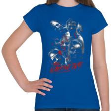 PRINTFASHION The walking dead - Női póló - Királykék női póló