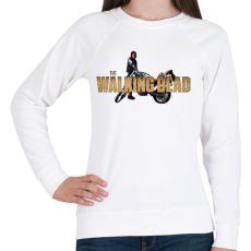PRINTFASHION The Walking Dead - Női pulóver - Fehér