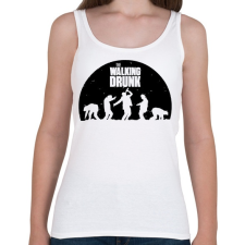 PRINTFASHION The Walking Drunk - Női atléta - Fehér női trikó
