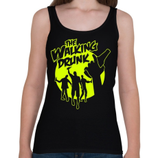 PRINTFASHION The Walking Drunk - Női atléta - Fekete