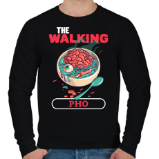 PRINTFASHION THE WALKING PHOE - Férfi pulóver - Fekete