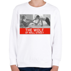PRINTFASHION The wolf of wall street  - Gyerek pulóver - Fehér